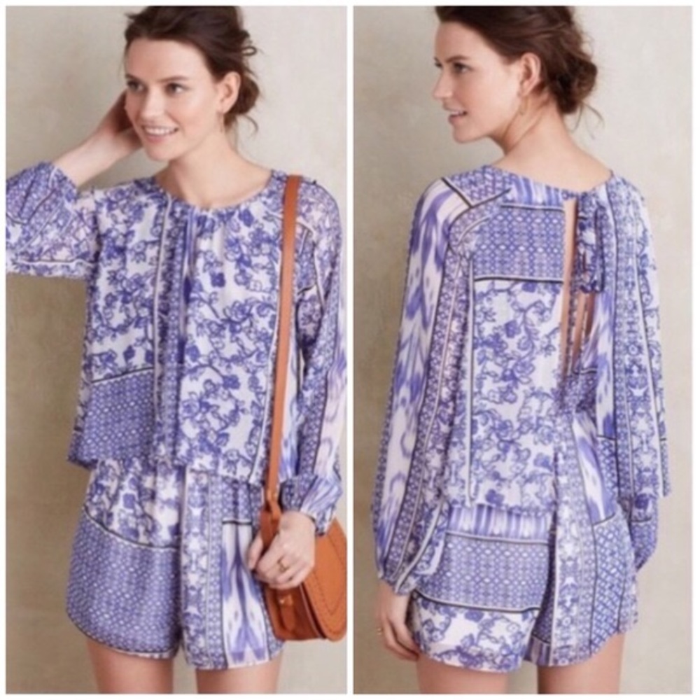 Two Arrows Canberra Short Romper Anthropologie